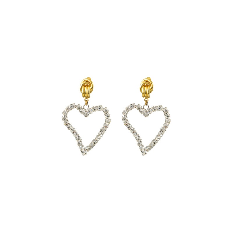 All Of My Heart Earrings Mini Crystal O/S