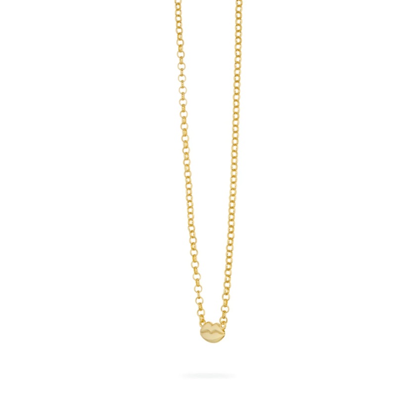 Bisous Necklace Gold O/S