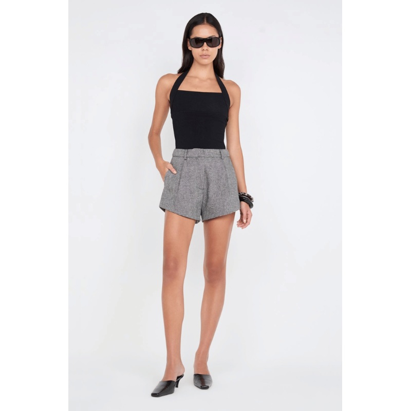 Brinley Short Salt & Pepper Weave 6