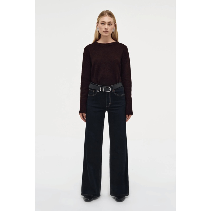 Eva Wide Cannes Dark Indigo 24