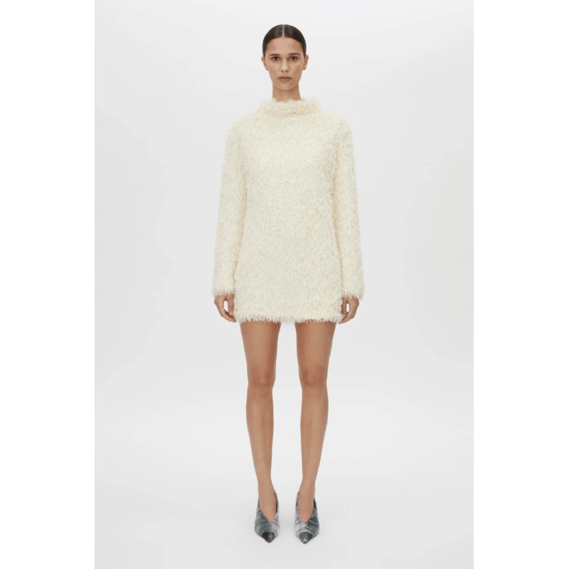 Frieze Mini Dress Cream 6