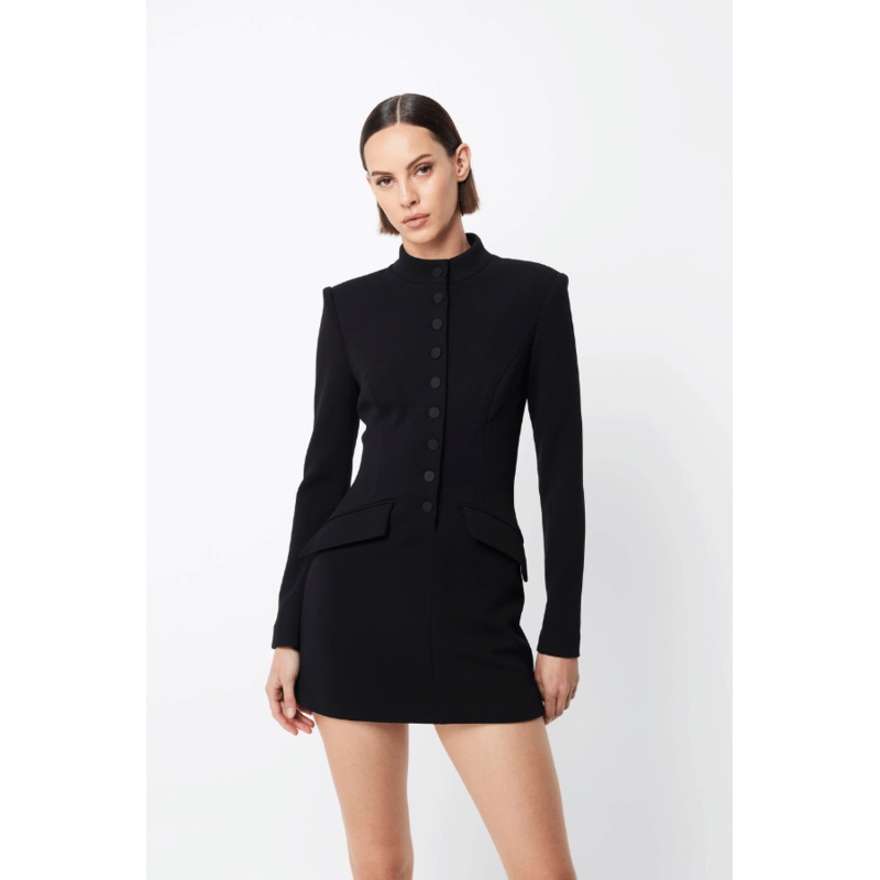 Network Mini Dress Black 6