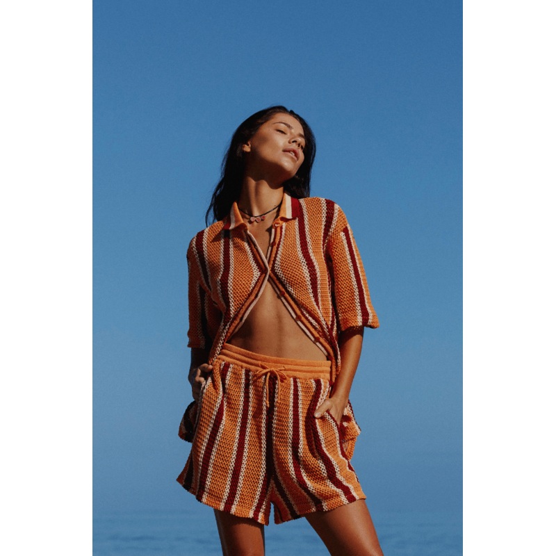 The Crochet Shirt Rodeo Stripe XS