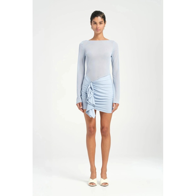 Faris Mini Dress Sky 4