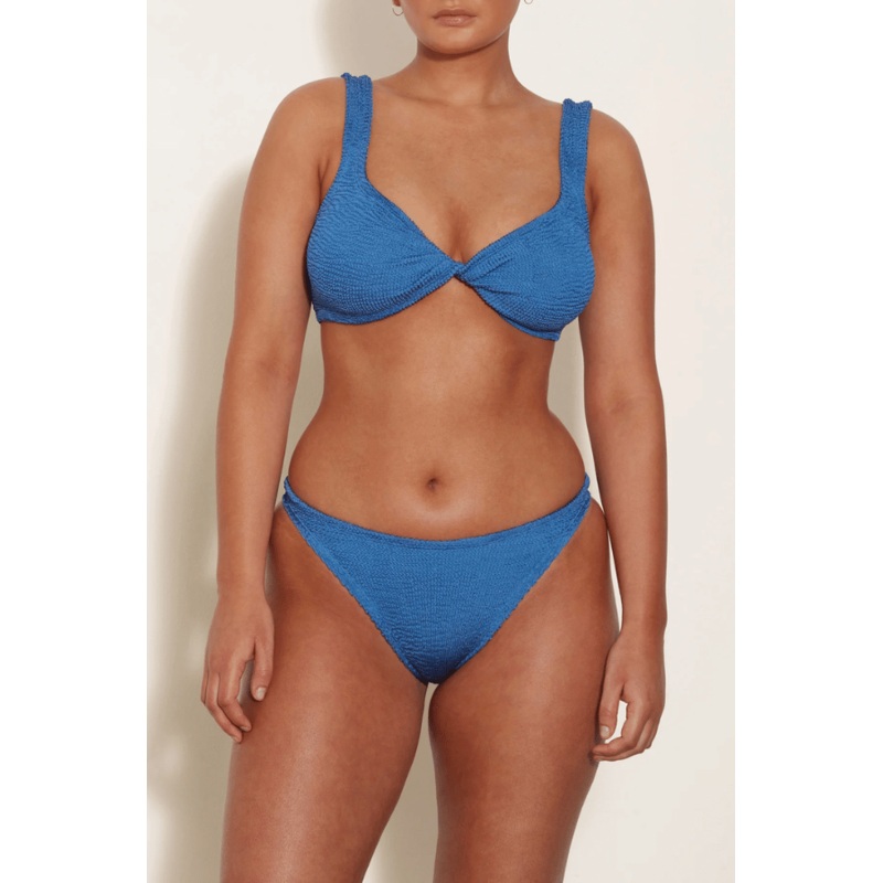Juno Bikini Metallic Denim O/S