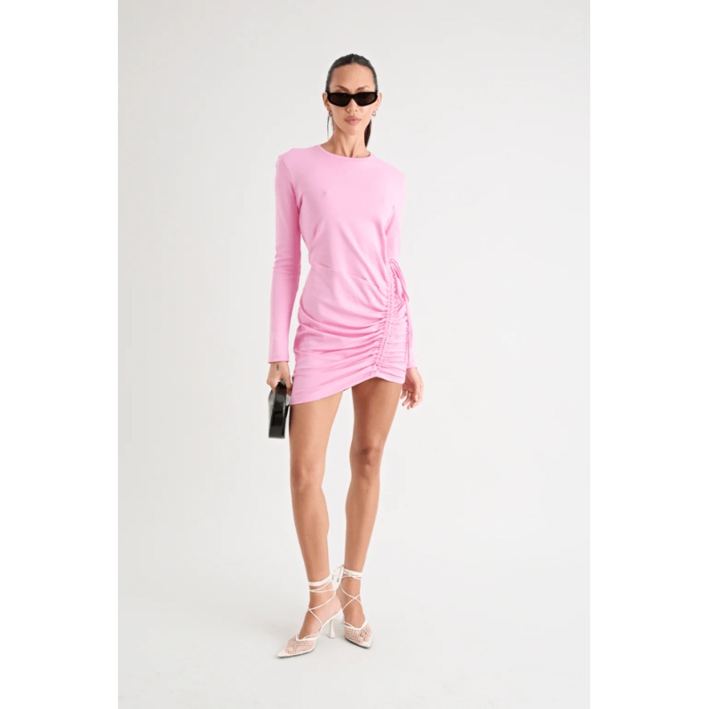The Rule Eight Dress Pink XXS