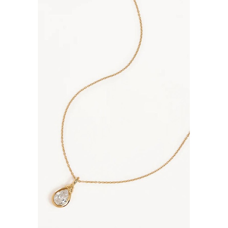 18k Gold Vermeil Soul Searching Necklace – Crystal Mist O/S