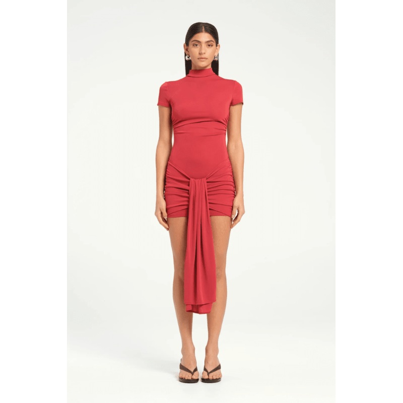 Astrid Mini Dress Scarlet 4