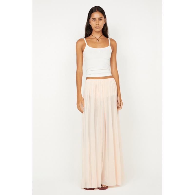 Camille Maxi Skirt Peach 6