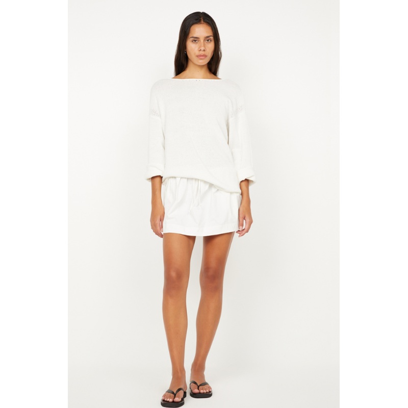 Dante Mini Skirt Ivory 6