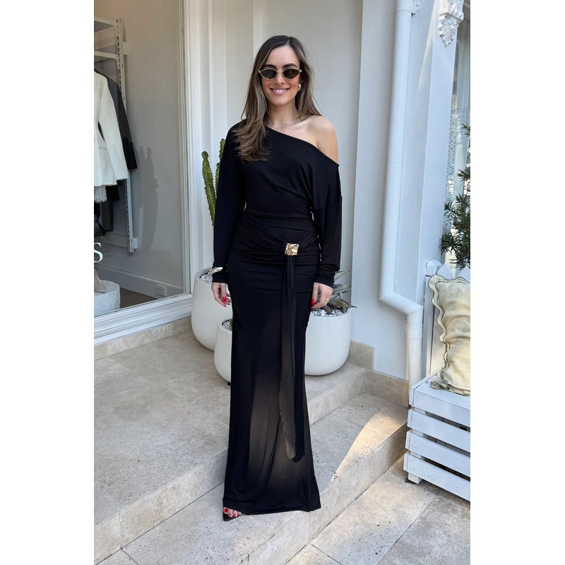 Dee Maxi Dress Black XXS