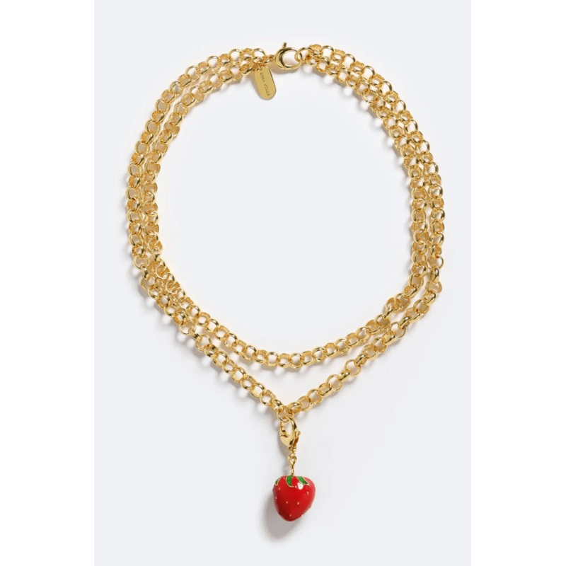 Juicy AF Necklace Red O/S