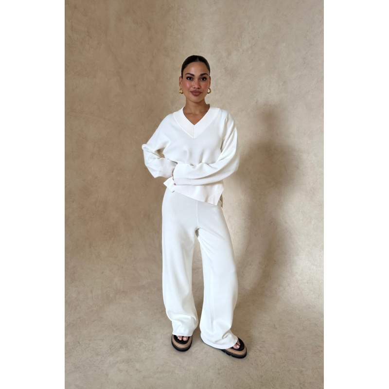 Lilly Knit Pant Ivory XXS