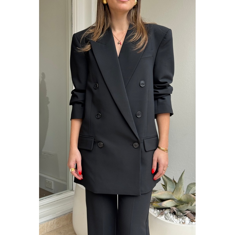 Mackinley Double Breasted Blazer Black 6
