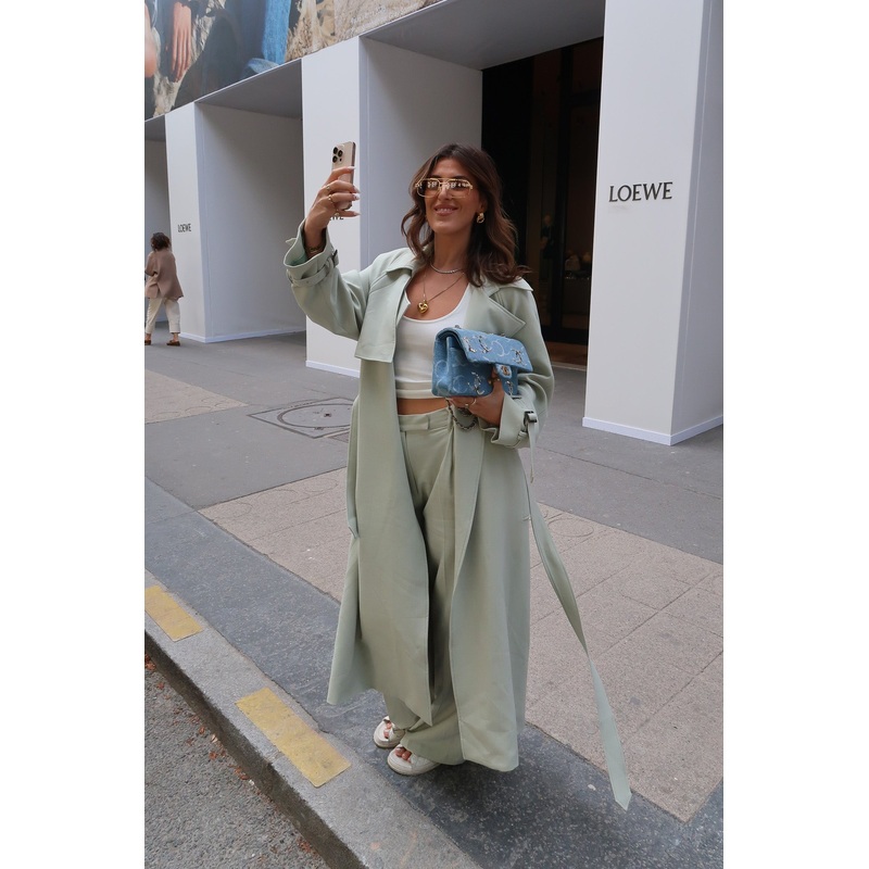 Olivia Trench Coat Mint XXS
