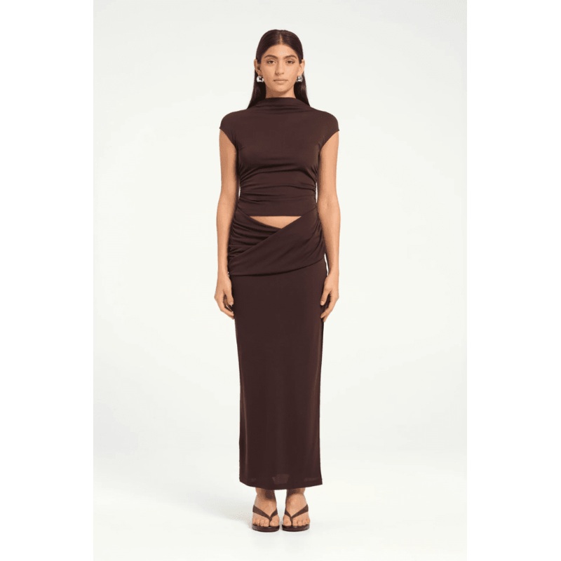 Royce Maxi Dress Chocolate 4