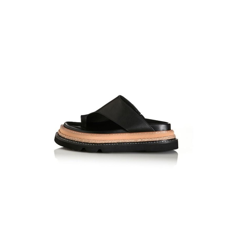 Venetia Black Leather 35
