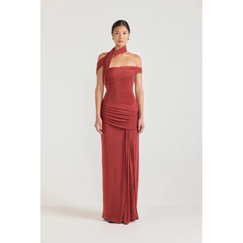Addonia Dress Sangria XS