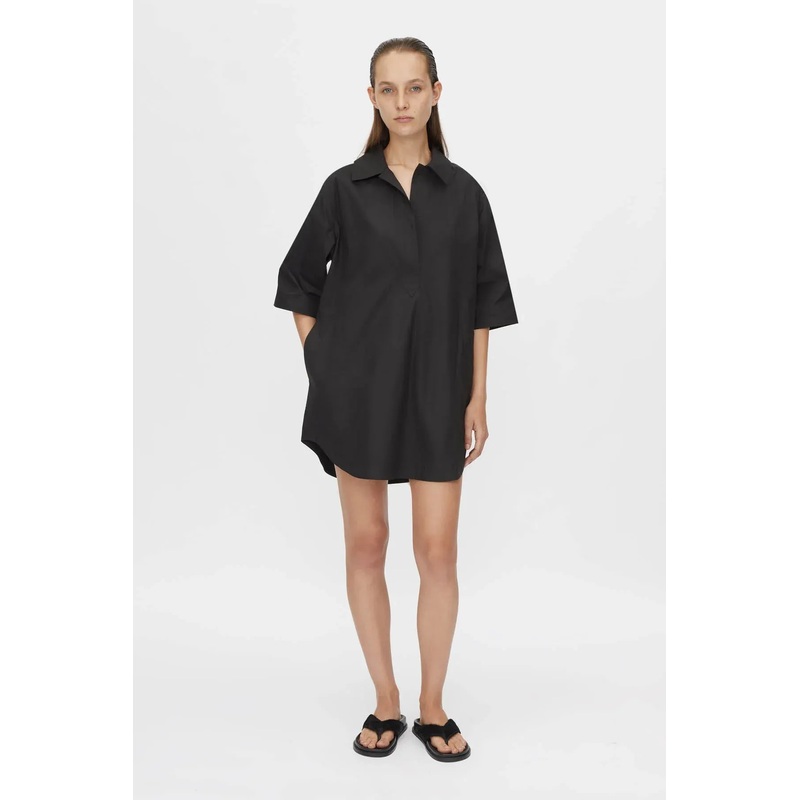 Cumulus Shirt Dress Black 6