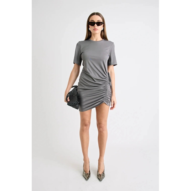 Solene Mini Dress Charcoal XXS