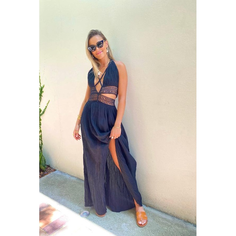 Artemis Dress Black O/S