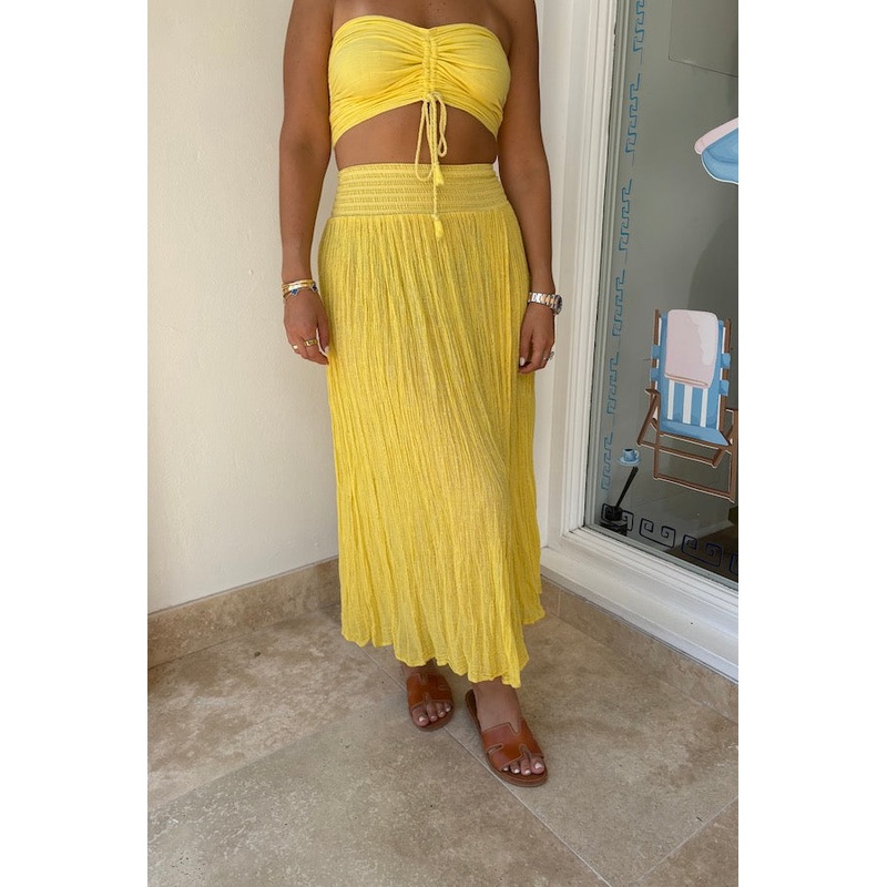 Calypso Skirt Lemon/Gold O/S