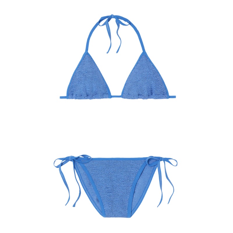 Gina Bikini Metallic Denim O/S