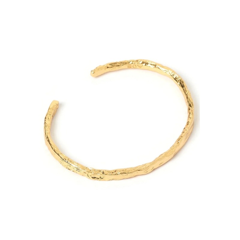 Helios Gold Cuff Bracelet O/S