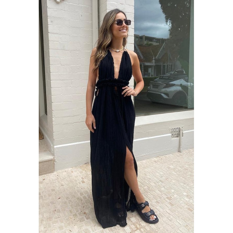 Lefkothea Dress Black O/S