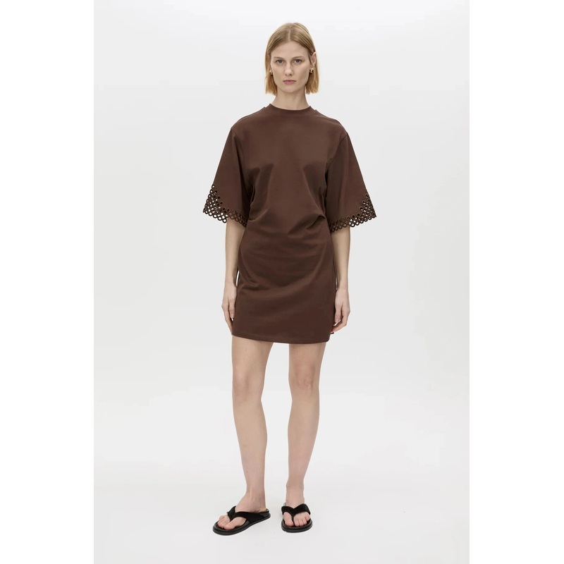 Lolani Mini Tee Dress Chocolate 6