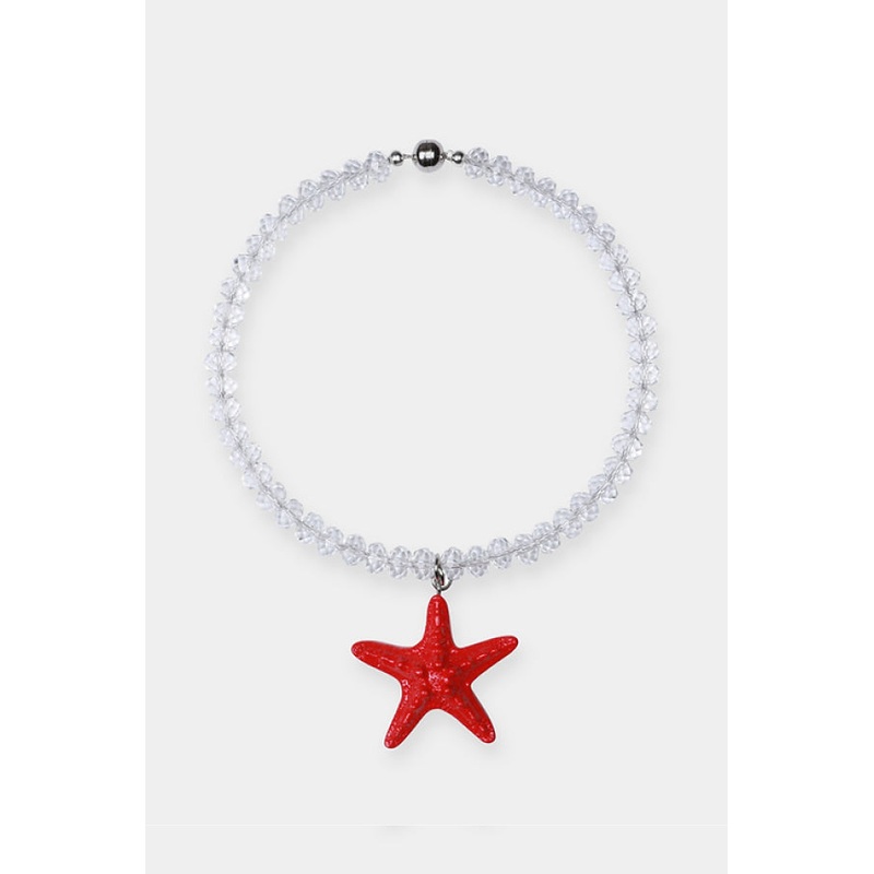 Mermaid Dreams Necklace Red O/S