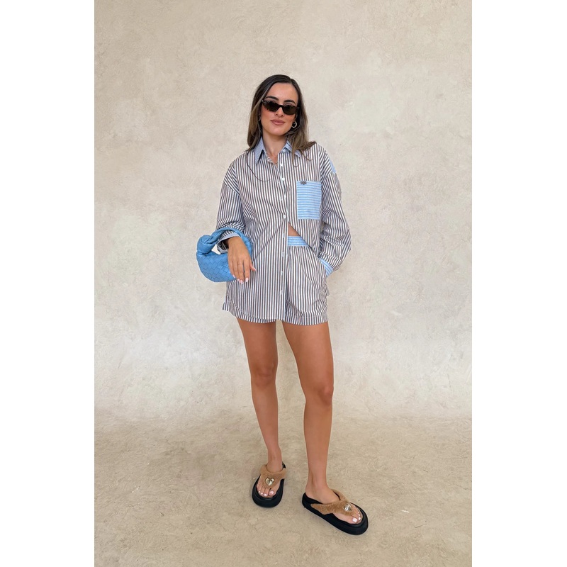 Nessa Stripe Shirt XXS