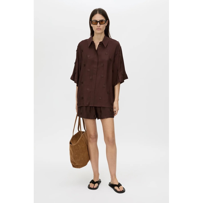 Ottilie 2.0 Short Sleeve Shirt Chocolate 6