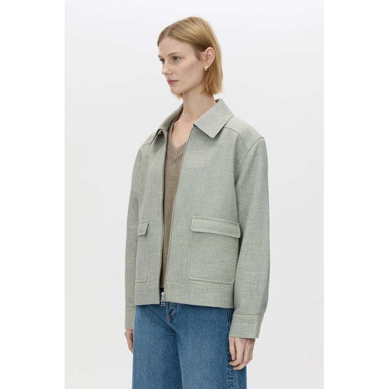Wright Collared Jacket Reed Green XXS
