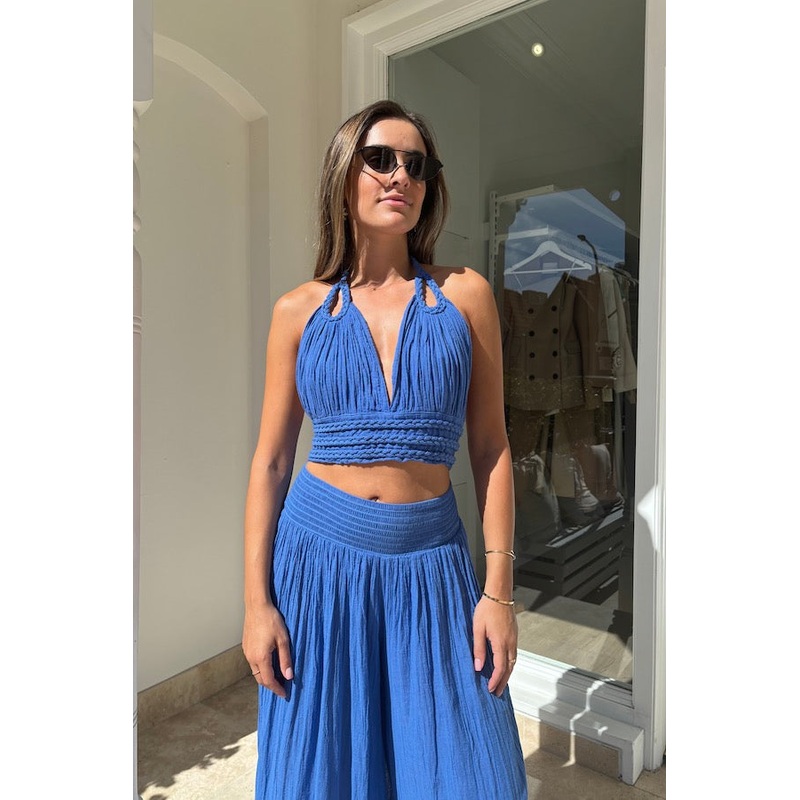 Aphrodite Top Royal Blue O/S