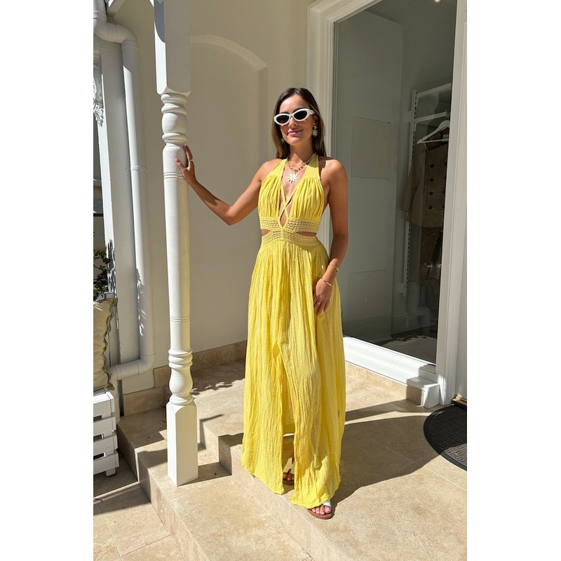 Artemis Dress Lemon O/S