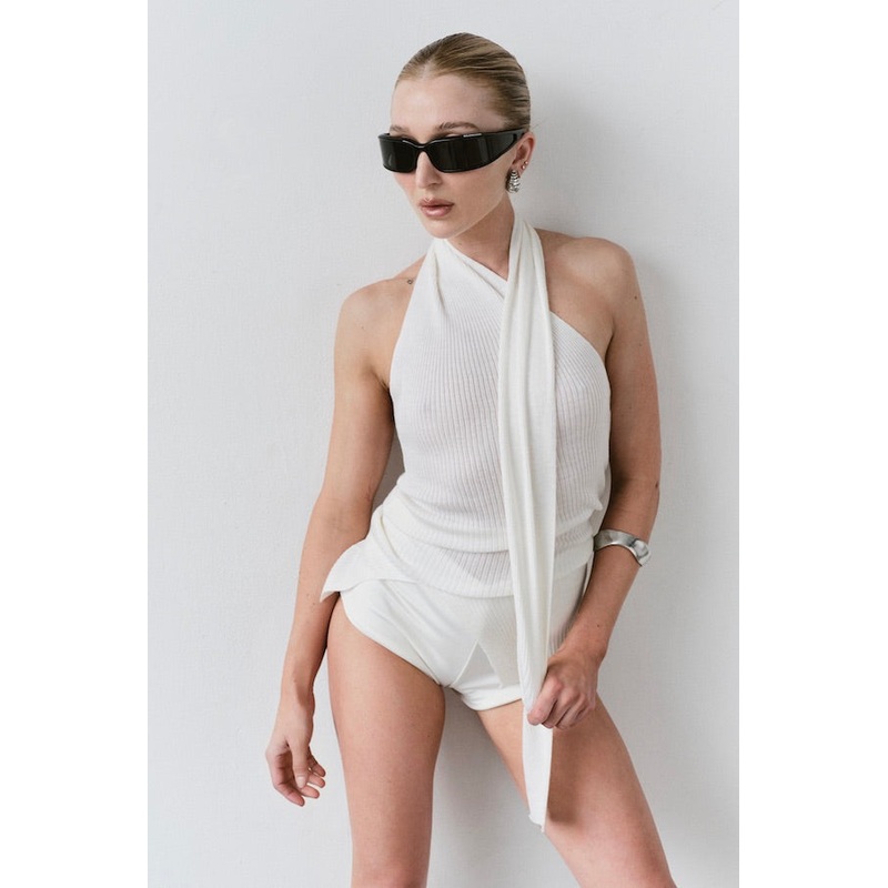 Barclay Knit Top White XS/S