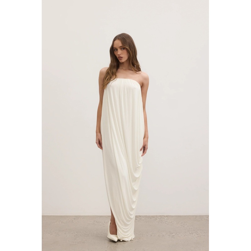 Callista Maxi Dress Ivory XS