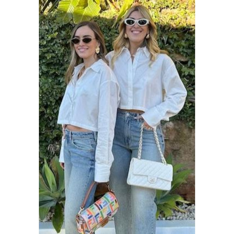 Colorado Cropped Shirt White XXS