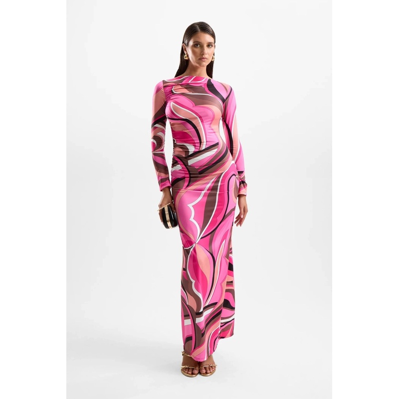 Empress Maxi Dress Dolce Pink XS
