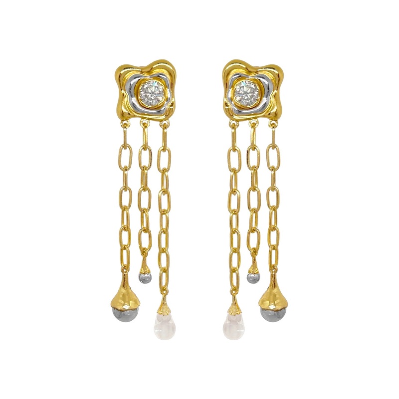 Rochelle Earrings Gold O/S