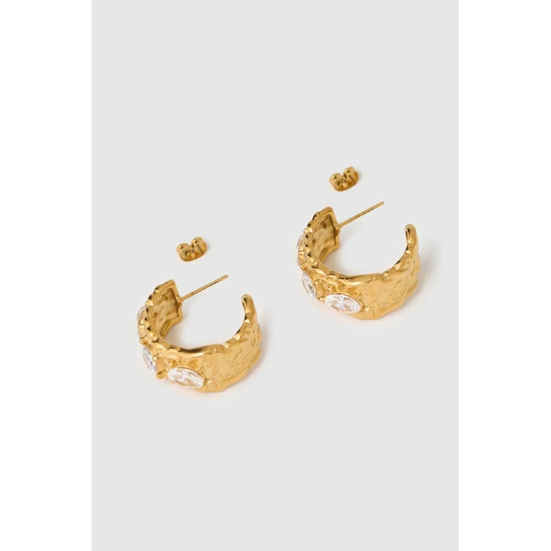 Roxy Gold Earrings O/S