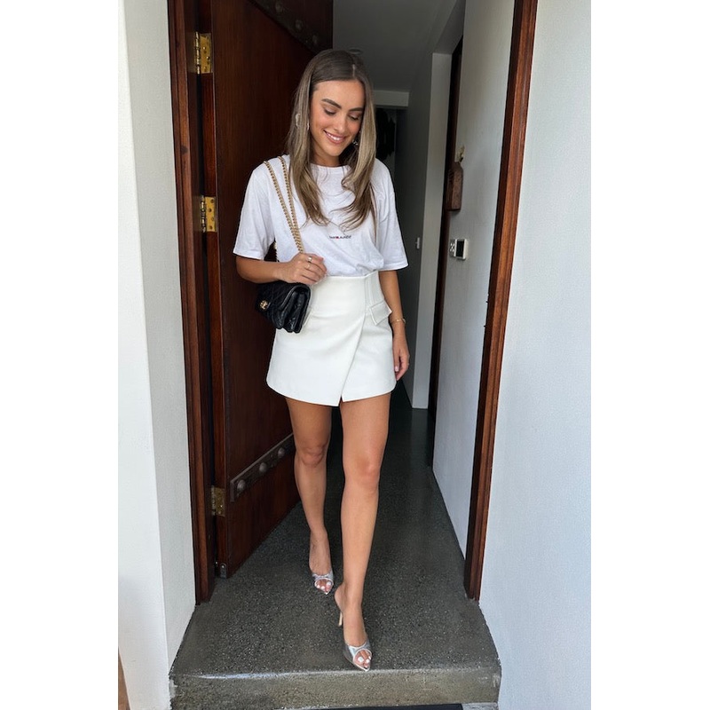 Sneaky Mini Skirt White XXS