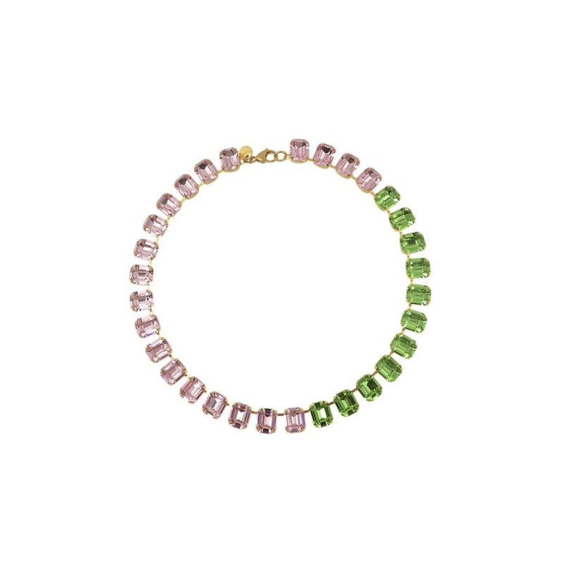Cool Mum Choker Green/Pink O/S